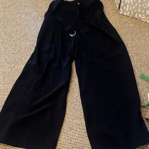 Cinq à Sept Black Wide-Leg Pants